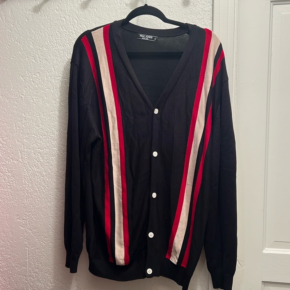 Paul Jones Men’s retro style cardigan XL